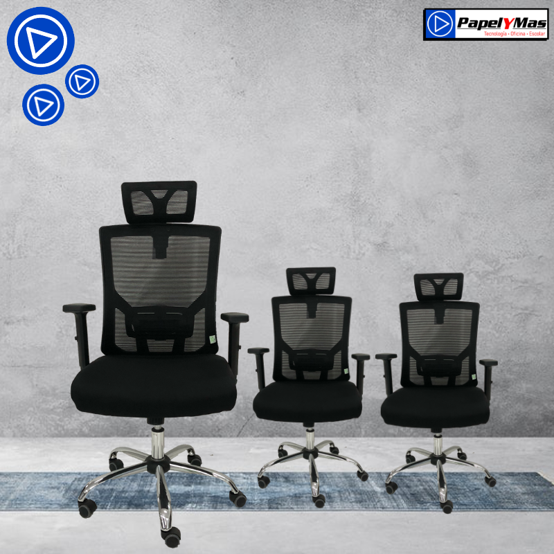 Silla ejecutiva tela mesh cabecera ajustable SK-10000 / 60D