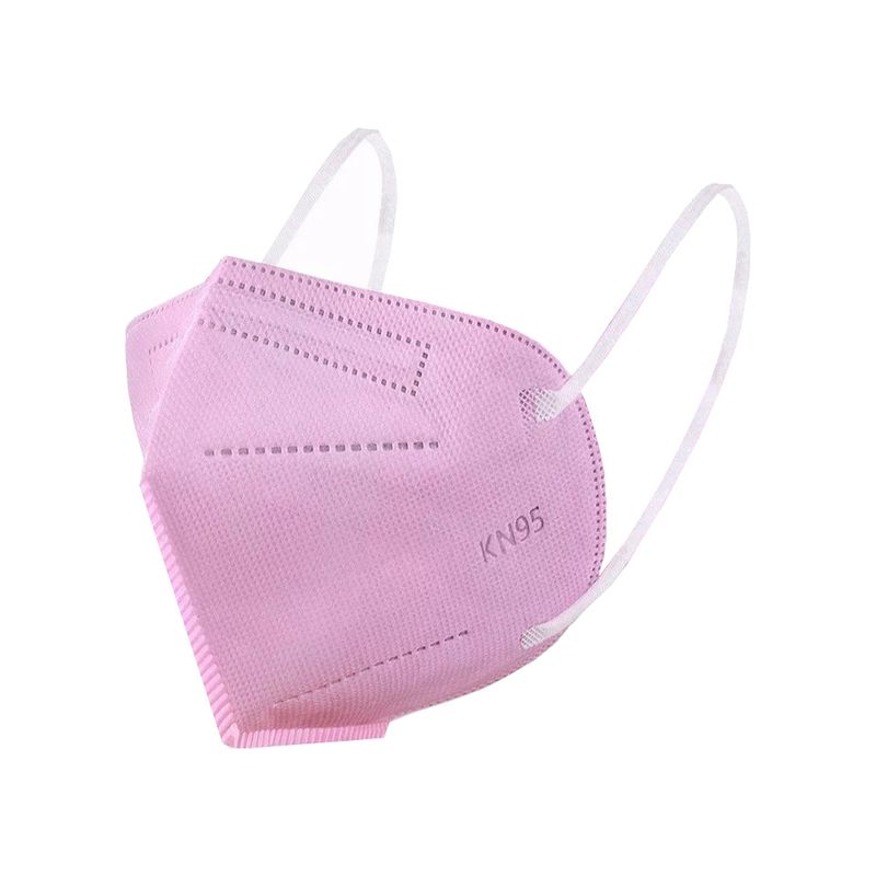 Mascarilla KN95 Sencilla Rosada