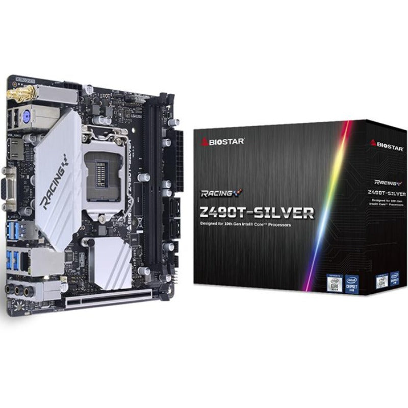 Mother BOARD BIOSTAR Z490T SILVER LGA 1200 / 6M