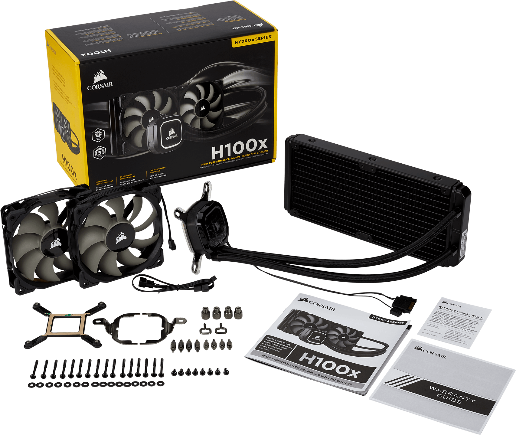 VENTILADORA 120MM CON LUZ RGB Sistema de enfriamiento liquido corsair H100X / 3M