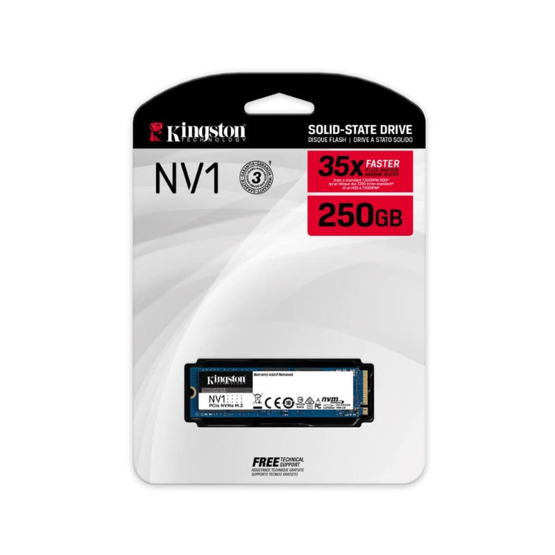 Disco Estado Solido Kingston 250 GB M.2 PCIe NVMe / 6M