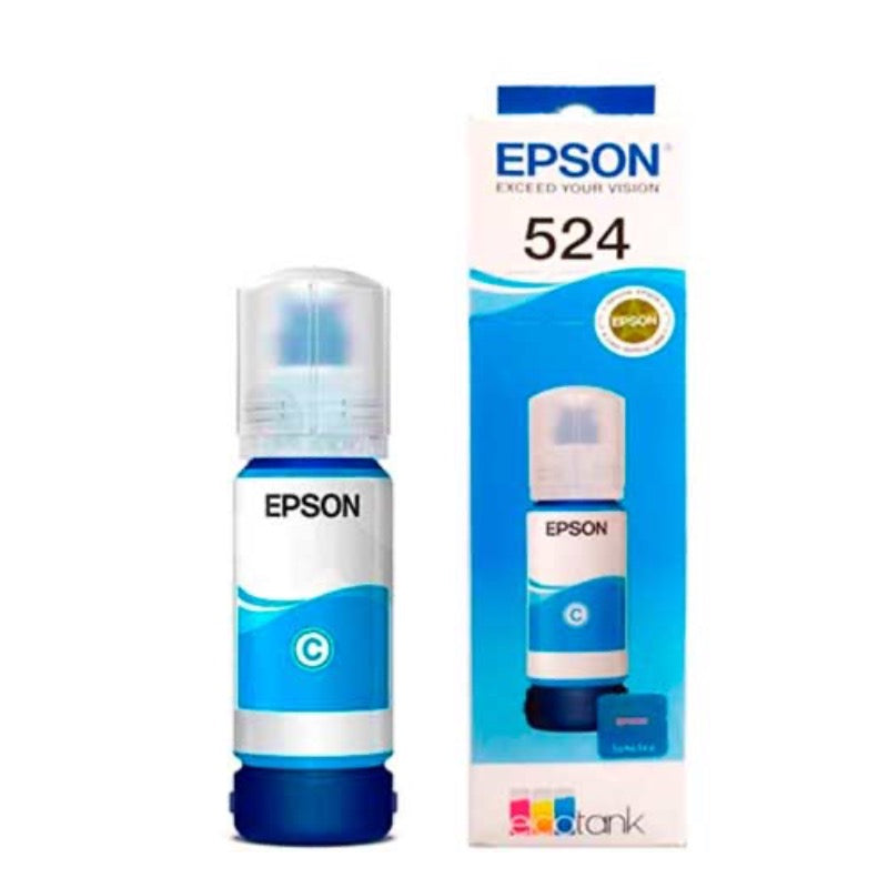 Botella de tinta T524220 CYAN EPSON EcoTank