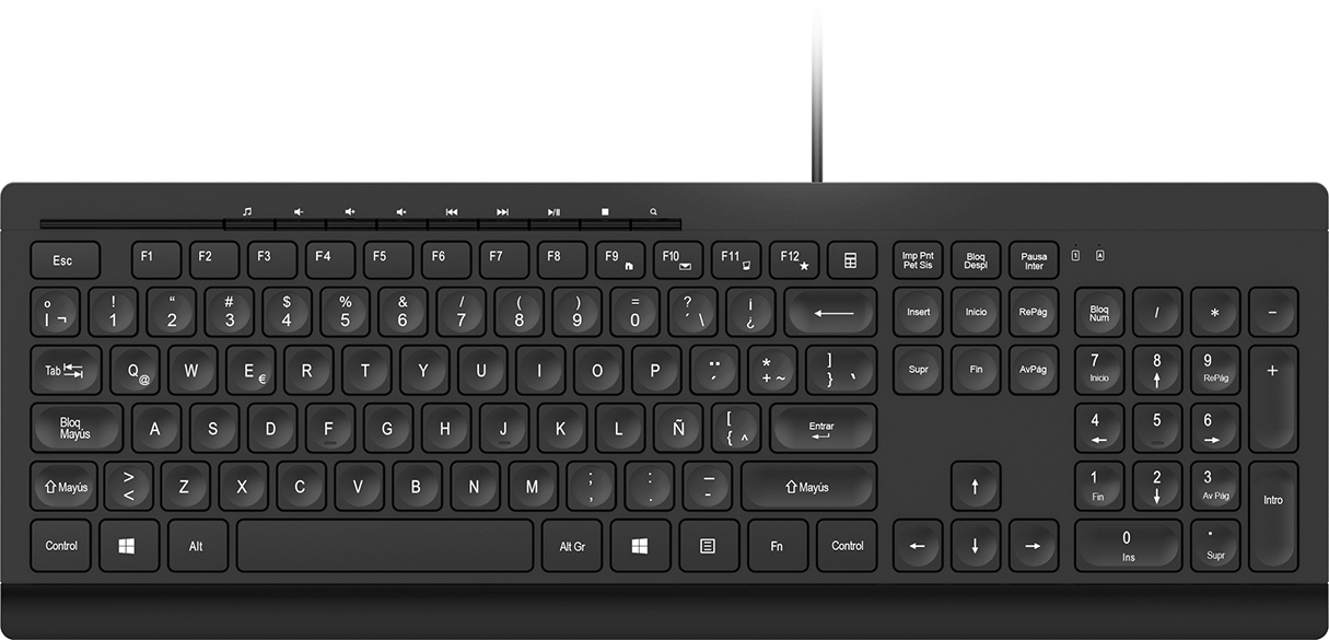 Teclado Klipxtreme Compass KKM-252S