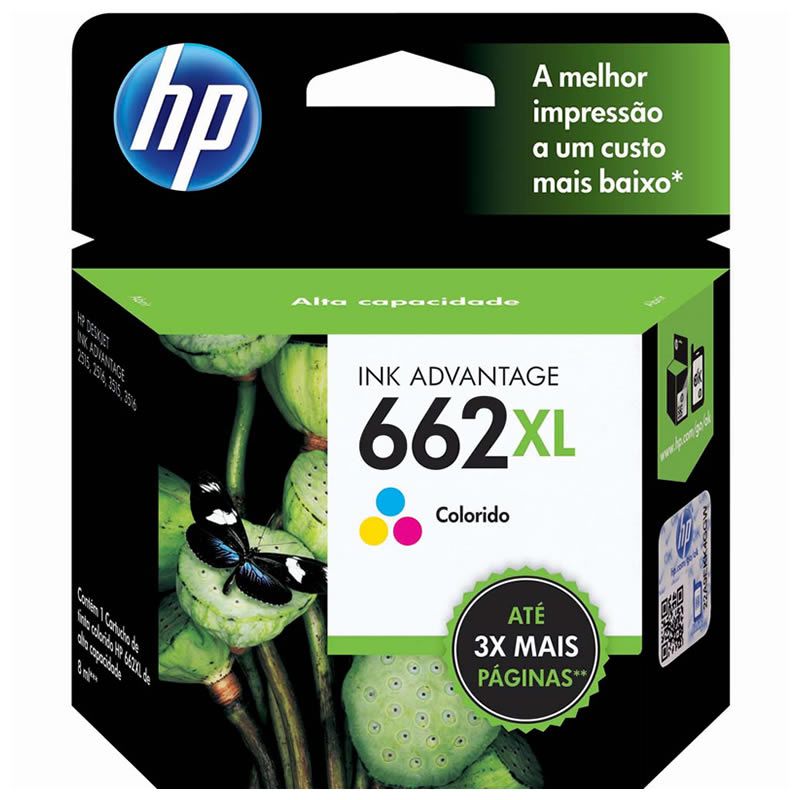 Cartucho HP 662XL COLOR CZ106AL