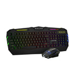 Teclado UNNO TEKNO BRAVE BRV82 - COMBO DE TECLADO Y MOUSE PARA JUGADORES