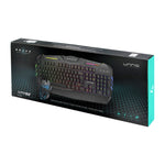 Teclado UNNO TEKNO BRAVE BRV82 - COMBO DE TECLADO Y MOUSE PARA JUGADORES